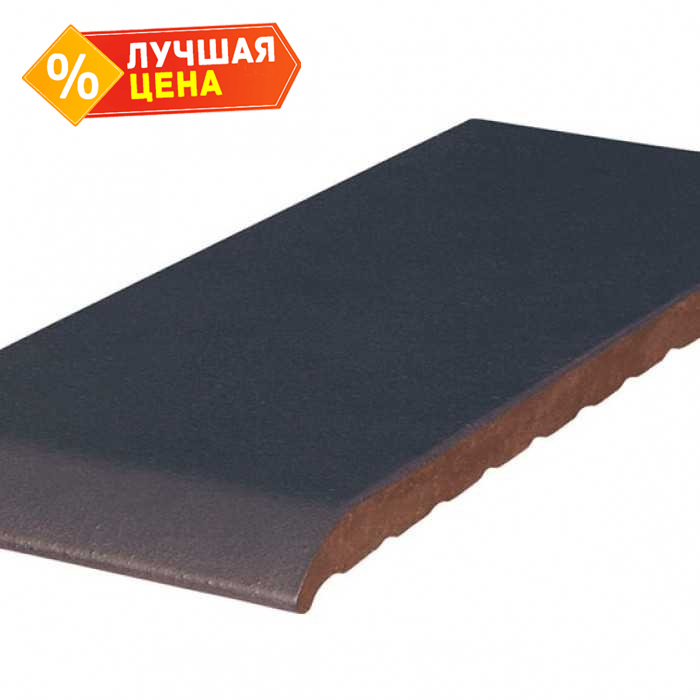 Клинкерный подоконник KING KLINKER 08 Polar night, 280х120х15 мм